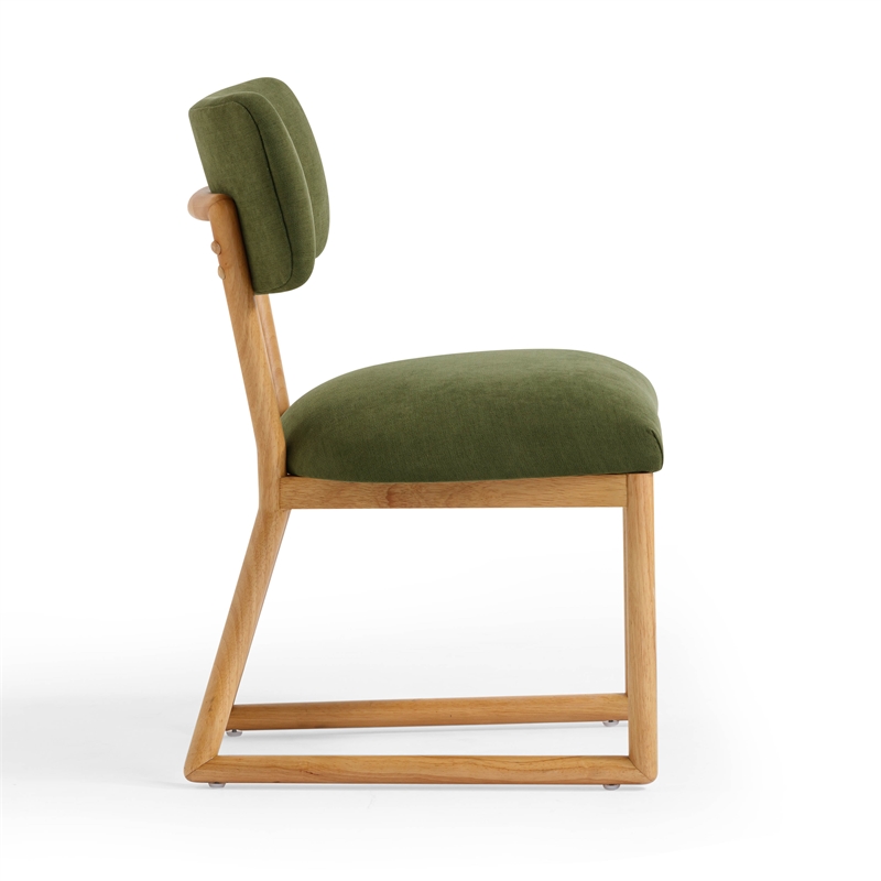 Bobbie Green Recycled Fabric Dining Chair