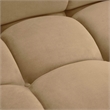 Calliope Cafe Au Lait Performance Velvet 6-piece Modular U-Sectional