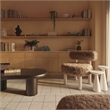 Carmel Dark Taupe Vegan Shearling Accent Chair