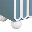 Tori Motif Blue Nightstand