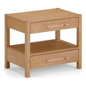 Brandyss Birdseye Maple 2-Drawer Nightstand