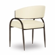 Tatum Cream Vegan Leather Dining Chair
