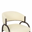Tatum Cream Vegan Leather Dining Chair
