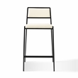 Gale Cream Performance Vegan Leather Stackable Stool - Set of 2