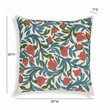 Tulip Embroidered Floral Wool 20