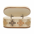 Olivier Cotton Oval Storage Ottoman