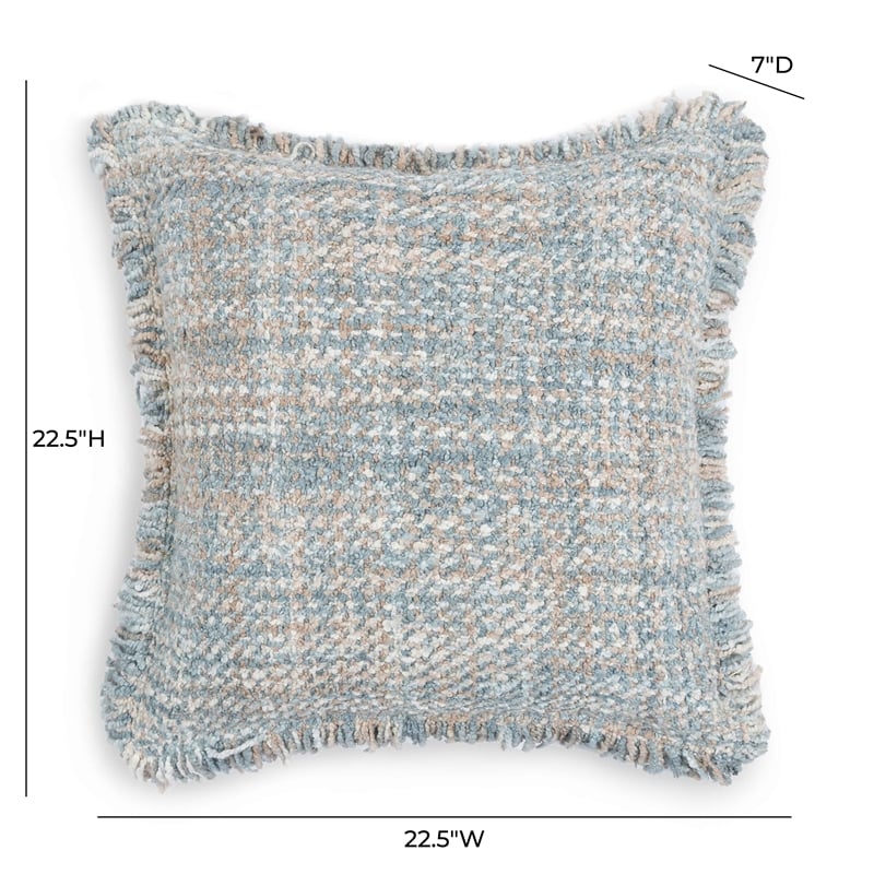 Frazzle Granite Polyester Woven Cushion