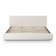 TOV Furniture Isla Cream Upcycled Linen King Bed