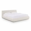 TOV Furniture Isla Cream Upcycled Linen King Bed