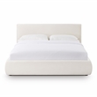TOV Furniture Isla Cream Upcycled Linen Queen Bed