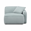 Travie Seafoam Performance Corduroy Velvet RAF Corner Chair