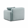 Travie Seafoam Performance Corduroy Velvet RAF Corner Chair