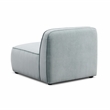 Travie Seafoam Performance Corduroy Velvet Armless Chair