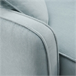 Travie Seafoam Performance Corduroy Velvet Armless Chair