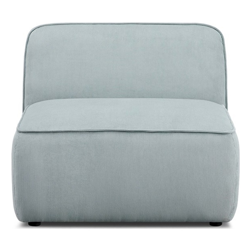 Travie Seafoam Performance Corduroy Velvet Armless Chair