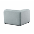 Travie Seafoam Performance Corduroy Velvet Corner Chair
