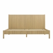 Tyla Natural Wood King Bed