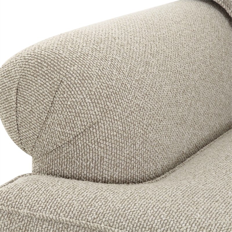 Yvette Cream Boucle Upholstered Modular Sofa