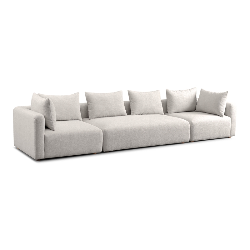 Hangover Cream Heavy Textured Fabric 145