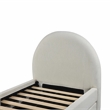 Moon Cream Boucle Twin Trundle Bed