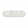 Esme White Faux Marble Long Console Table