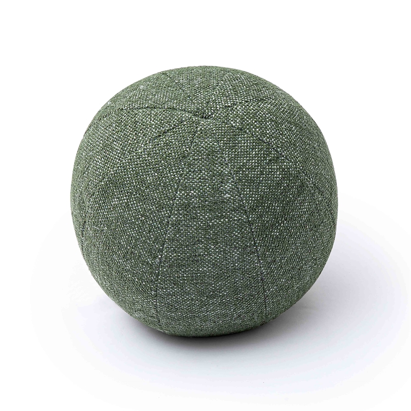 Boba Forest Green Textured Basketweave 14 inch Pillow