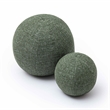 Boba Forest Green Textured Basketweave 14 inch Pillow