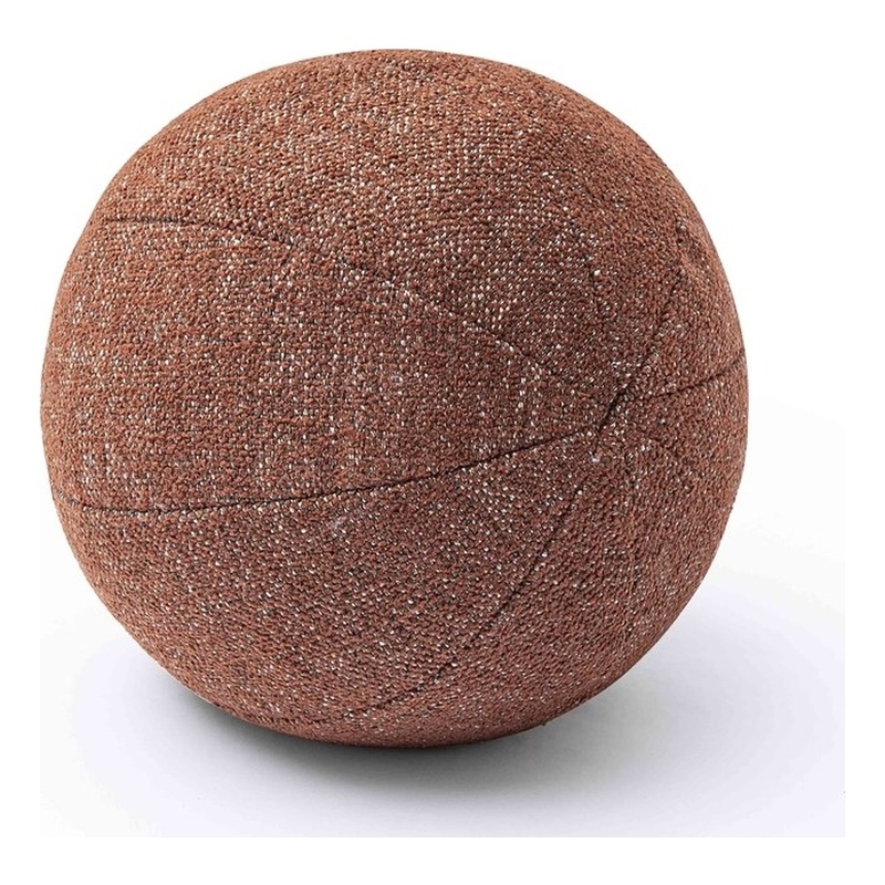 Boba Red Sedona Textured Basketweave 14 inch Pillow