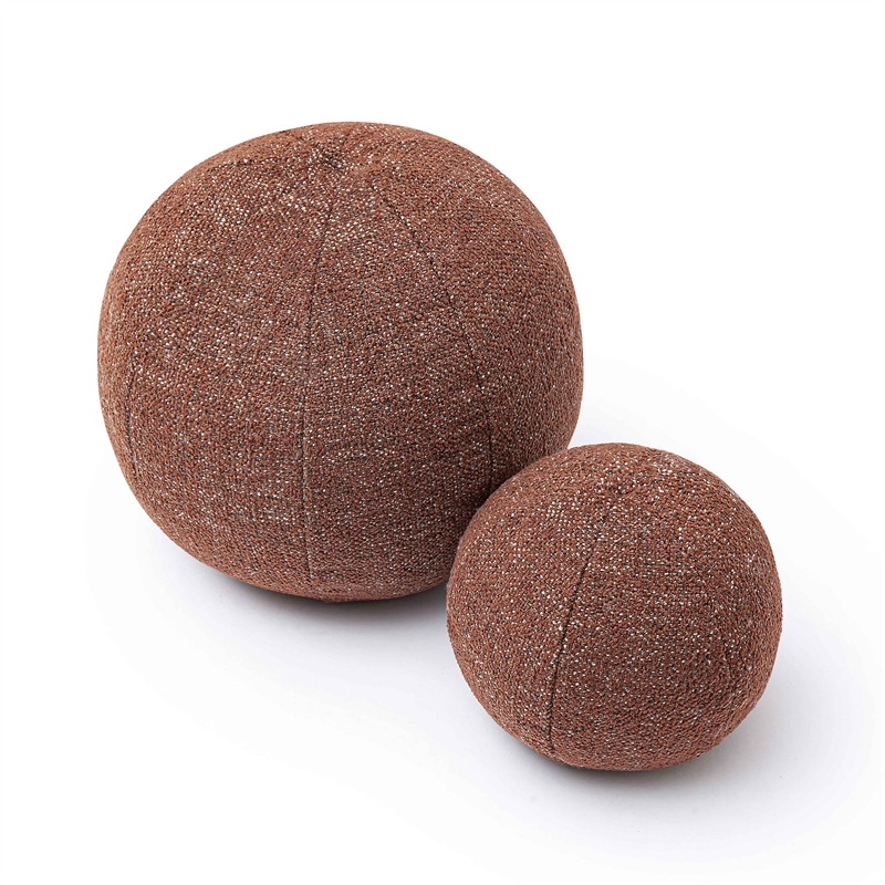 Boba Red Sedona Textured Basketweave 9 inch Pillow