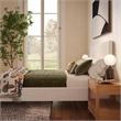 TOV Furniture Angela Natural Upcycled Linen Queen Bed