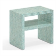 Derry Blue Capiz Shell Nightstand