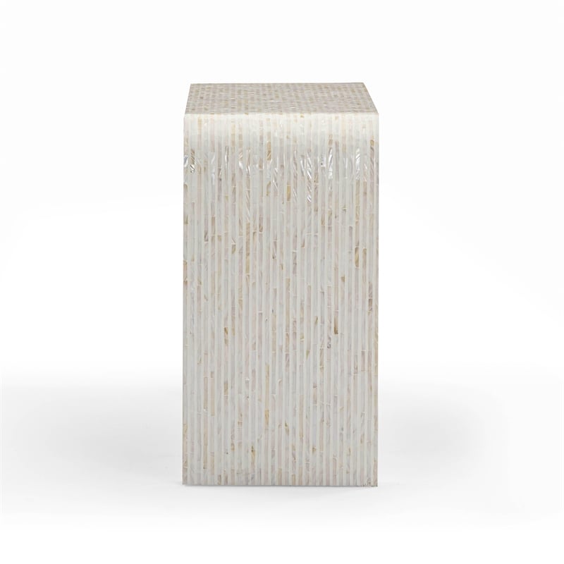 Opus Cream Capiz Shell Console Table