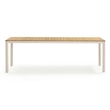 Sardinia Light Teak Outdoor Dining Table
