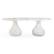Smooch White Marble Print Indoor / Outdoor 87
