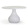 Smooch White Marble Print Indoor / Outdoor 47