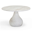 Smooch White Marble Print Indoor / Outdoor 47