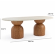 Cynthia Travertine Concrete Indoor / Outdoor 87
