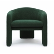 Marla Forest Green Boucle Accent Chair