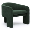 Marla Forest Green Boucle Accent Chair