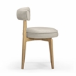 Nikita Cream Performance Vegan Leather Dining Chair