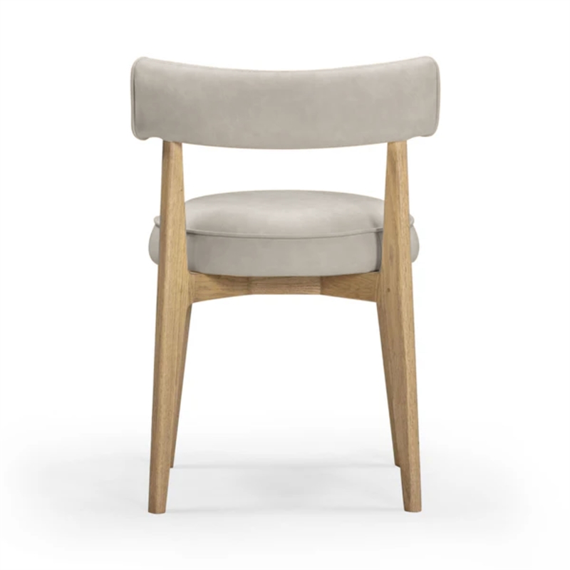 Nikita Cream Performance Vegan Leather Dining Chair