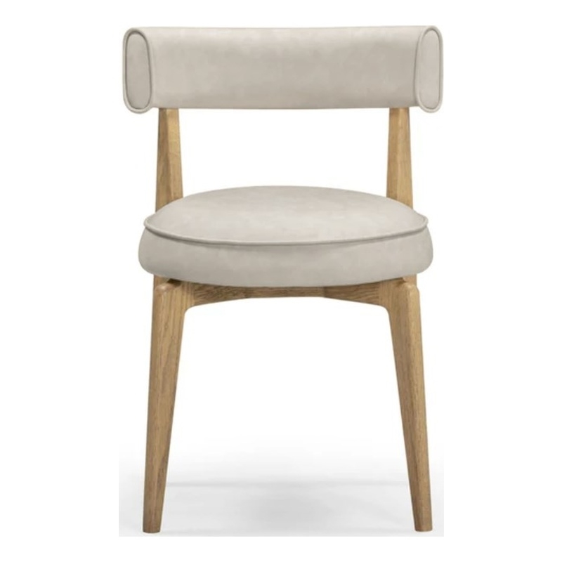 Nikita Cream Performance Vegan Leather Dining Chair
