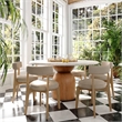 Nikita Cream Performance Vegan Leather Dining Chair