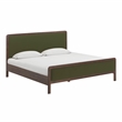 Hella Forest Green Velvet King Bed