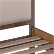 Hella Taupe Velvet King Bed