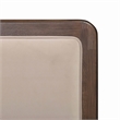 Hella Taupe Velvet King Bed