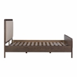 Hella Taupe Velvet King Bed