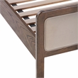 Hella Taupe Velvet Queen Bed