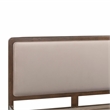 Hella Taupe Velvet Queen Bed