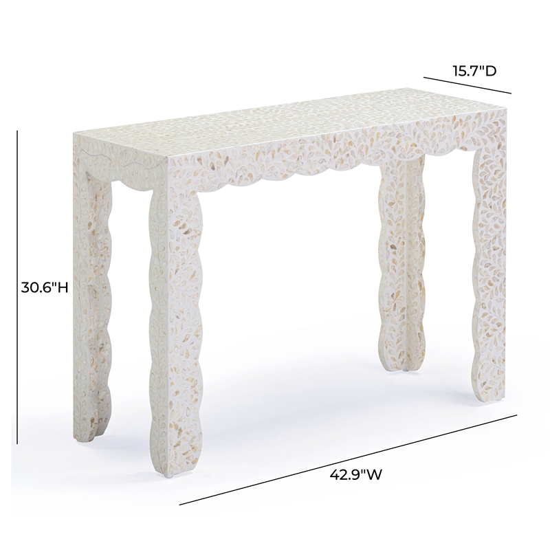Piara Natural Capiz Shell Console